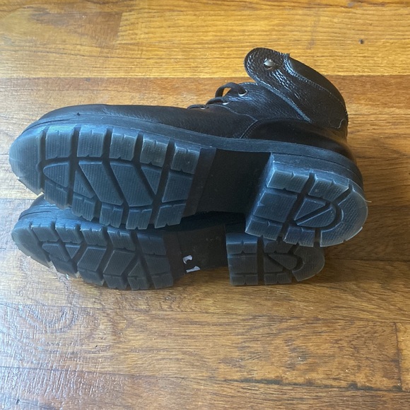 Avellini Lace Up Hiker Combat Boots - Picture 5 of 10